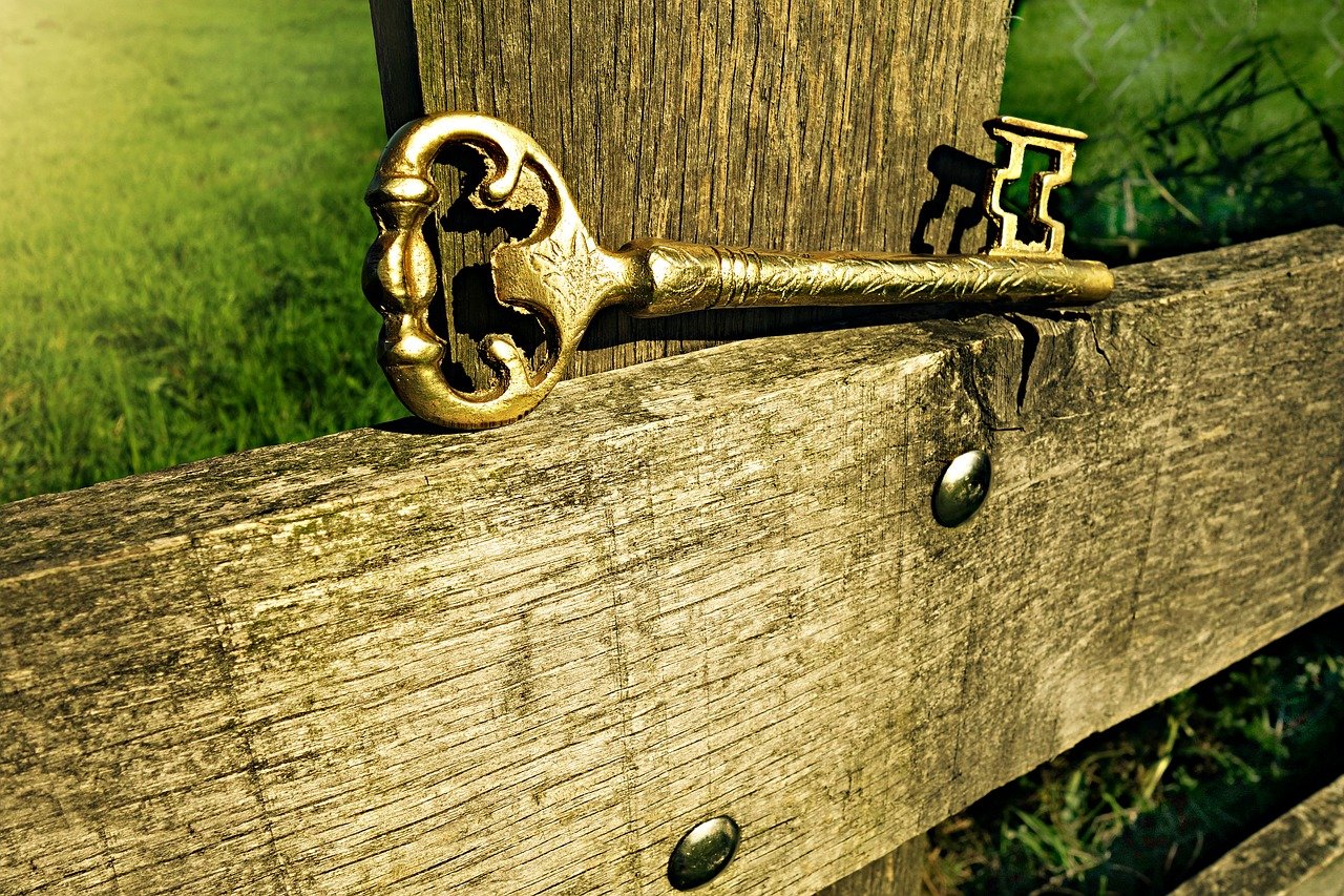 key, metal, entrance